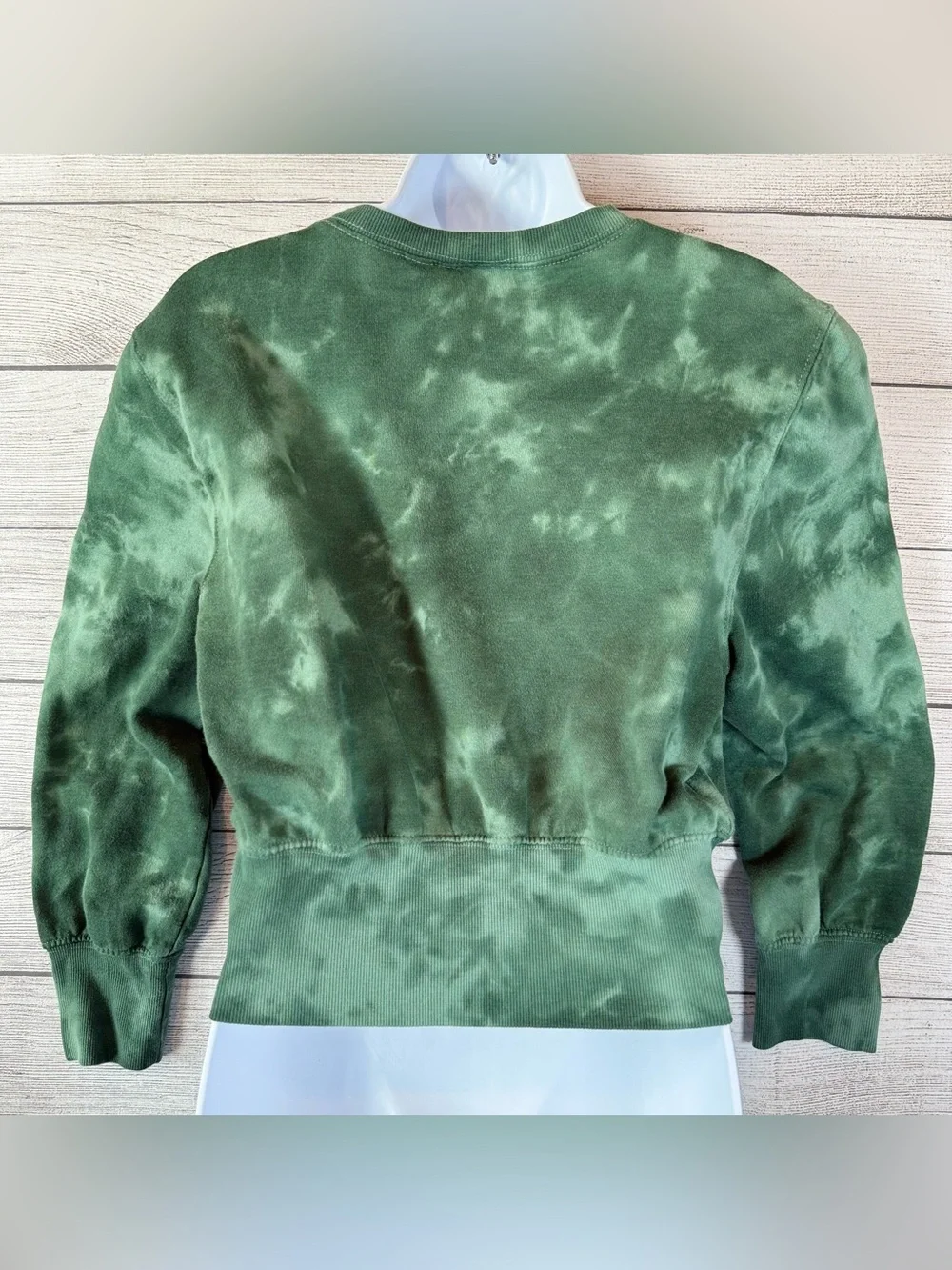 Keith Haring Kids Green Tie-Dye Crewneck Sweatshirt